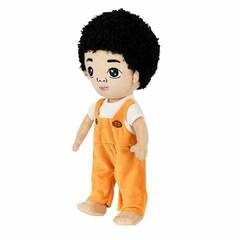 JUSTQUNSEEN - BONECO 50CM AFRO JARDINEIRA LARANJA - loja online