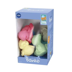 ROMA - BICHINHOS PARA BANHO COLEÇÃO COM 6 BICHINHOS - Mamu Kids Store