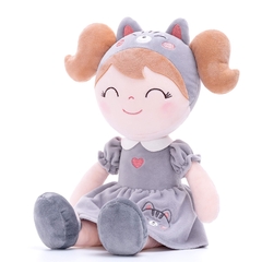 GLOVELEYA - BONECA 40CM SPRING BICHOS - GATA