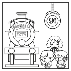 LIVRO DE COLORIR HARRY POTTER COZY TIME - CIRANDA CULTURAL - Mamu Kids Store