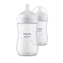 AVENT - KIT 2 MAMADEIRAS PETALA 3.0 260ML TRANSPARENTE na internet