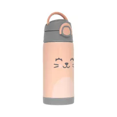Imagem do BUBA - COPO TÉRMICO PAREDE DUPLA CANUDO 400ML GUMY NUDE