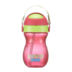 FISHER PRICE - COPO COM CANUDO PLAYFUL 300ML - ROSA BALLET