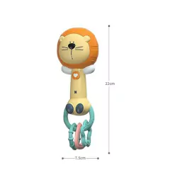 CHOCALHO MORDEDOR COM SOM E LUZES 22CM - LEÃO - comprar online