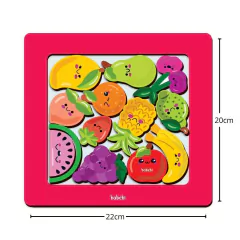 BABEBI - MONTE E EMPILHE FRUTAS BRINQUEDO DE MADEIRA +4ANOS - comprar online