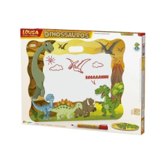 JUNGES - LOUSA RISQUE RABISQUE DINOSSAUROS COM APAGADOR