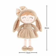 GLOVELEYA - BONECA 30CM SPRING PELÚCIA COELHA - MARROM - comprar online