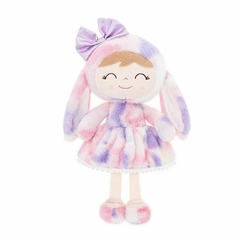 GLOVELEYA - KIT PÁSCOA BONECA COELHA E CHAVEIRO + BRINDE - TIE DYE - Mamu Kids Store