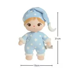 METOO DOLL - PELÚCIA 30CM ANGEL MENINO PIJAMA - AZUL - comprar online