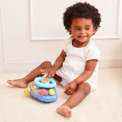 BUBA - VOLANTE MUSICAL COM ESPELHO E SONS DE BUZINA E DE PARTIDA - Mamu Kids Store