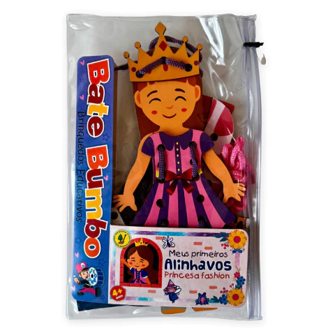 BATE BUMBO - MEUS PRIMEIROS ALINHAVOS PRINCESA FASHION
