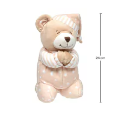 BUBA - PELÚCIA URSINHO QUE REZA 38CM - BEGE - comprar online