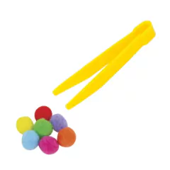 NIG - BRINQUEDO DE CLASSIFICAÇÃO DE CORES EM MADEIRA PEGA POM POM - Mamu Kids Store