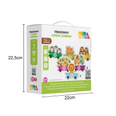 BABEBI - TRENZINHO CONTA COMIGO BRINQUEDO DIDÁTICO na internet