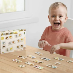 JUNGES - CONHECENDO OS ANIMAIS O QUE COMEM QUEBRA CABEÇA DIDÁTICO na internet