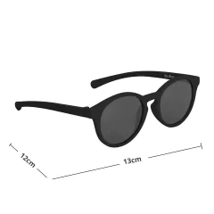 BUBA - ÓCULOS DE SOL INFANTIL RETRÔ FLEXÍVEL PRETO - comprar online