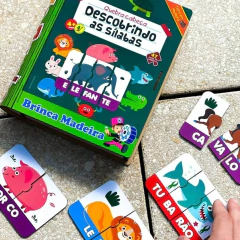 BATE BUMBO - QUEBRA CABEÇA DIDÁTICO DESCOBRINDO AS SÍLABAS - Mamu Kids Store