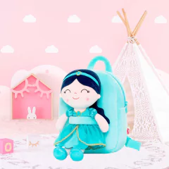 GLOVELEYA - MOCHILA COM BONECA PRINCESA ENCANTADA - JASMINE na internet