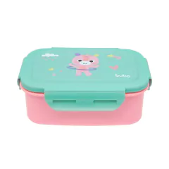 BUBA - BENTÔ BOX EM AÇO INOX BUBAZOO UNICÓRNIO 600ML