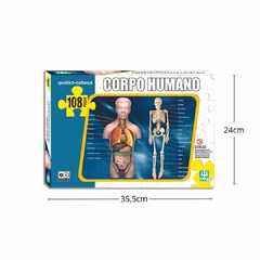 NIG - QUEBRA CABEÇA CORPO HUMANO 108 PEÇAS +4 ANOS - comprar online