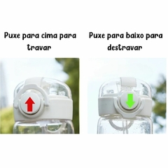 GARRAFA COM TRAVA ANTIVAZAMENTO SNOPPY WHATS MAKE HAPPY 400ML na internet