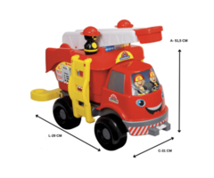 MERCOTOYS - CAMINHÃO BOMBEIRO GRANDE COM SOM - comprar online