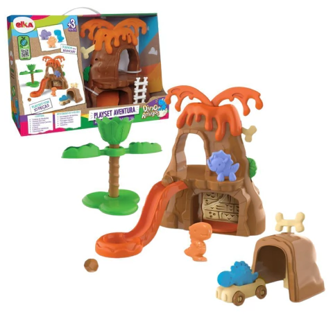 ELKA - PLAYSET AVENTURA DINO E AMIGOS
