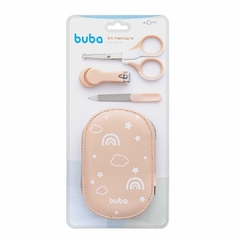 BUBA - KIT MANICURE COM ESTOJO 4 ITENS - ROSA - loja online