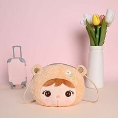 METOO DOLL - BOLSA COM ALÇA MINI 15CM KEPPEL URSO COM CAIXA - Mamu Kids Store