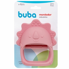 BUBA - MORDEDOR E MASSAGEADOR DE GENGIVAS MÃOZINHA ROSA