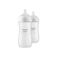 AVENT - KIT 2 MAMADEIRAS PETALA 3.0 330ML TRANSPARENTE na internet