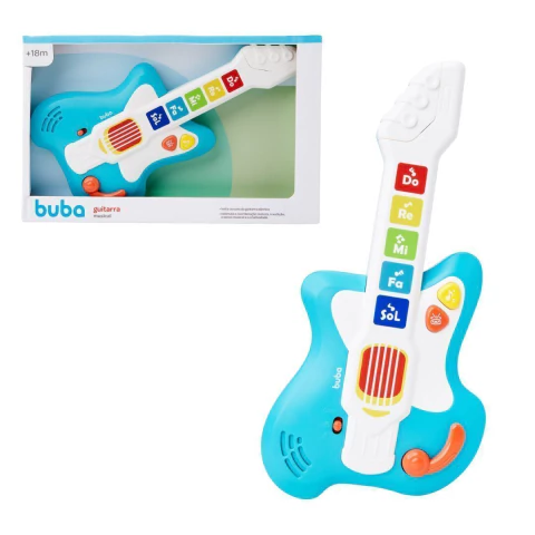 BUBA - GUITARRA MUSICAL BRINQUEDO DIDÁTICO MUSICAL