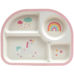 BUBA - PRATO COM DIVISORIAS MAGIC UNICÓRNIO - loja online