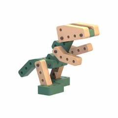 BRINQUEDO DE MONTAR MACIO - INVENT+MAIS - DINO ZÁS - 37 PEÇAS na internet