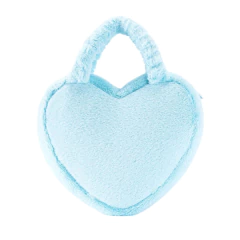 GLOVELEYA - BOLSA DE MÃO CORAÇÃO - AZUL