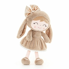 GLOVELEYA - KIT PÁSCOA BONECA COELHA E CHAVEIRO + BRINDE - MARROM - comprar online