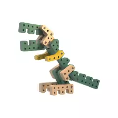 BRINQUEDO DE MONTAR MACIO - INVENT+MAIS - DINO BANG - 41 PEÇAS - Mamu Kids Store