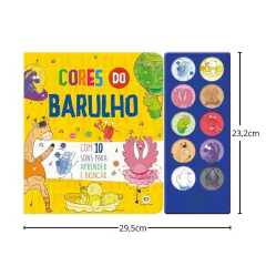 CIRANDA CULTURAL - CORES DO BARULHO LIVRO SONORO COM 10 SONS - comprar online