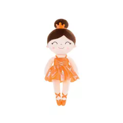 GLOVELEYA - BONECA 35CM BALLET CASTANHO - LARANJA