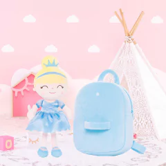 GLOVELEYA - MOCHILA COM BONECA PRINCESA ENCANTADA - loja online