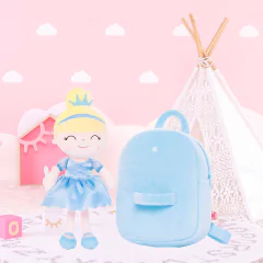 GLOVELEYA - MOCHILA COM BONECA PRINCESA ENCANTADA - loja online