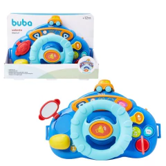 BUBA - VOLANTE MUSICAL COM ESPELHO E SONS DE BUZINA E DE PARTIDA