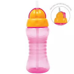 BUBA - GARRAFINHA FRESH - 300 ML - ROSA na internet