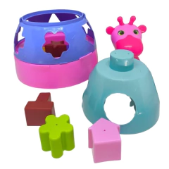 Imagem do MERCOTOYS - GIRAFA DIDÁTICA ROSA - SOLAPA