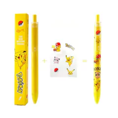 CANETA DE GEL POKÉMON COM ADESIVOS 0.5MM