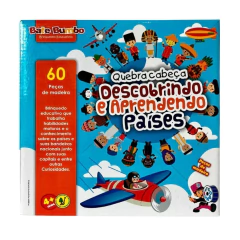 BATE BUMBO - QUEBRA-CABEÇA DESCOBRINDO E APRENDENDO PAÍSES