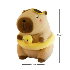 PELÚCIA CAPIVARA 25CM - BÓIA AMARELA - comprar online