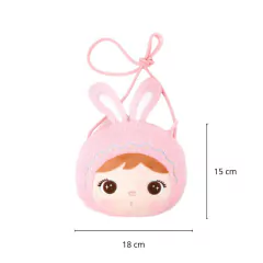 METOO DOLL - BOLSA COM ALÇA MINI 15CM KEPPEL COELHA COM CAIXA na internet
