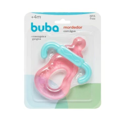 BUBA - MORDEDOR E MASSAGEADOR DE GENGIVAS MAMADEIRA ROSA - loja online