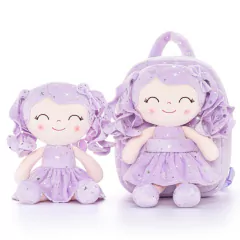 Imagem do GLOVELEYA - MOCHILA COM BONECA SPRING STARS - LILÁS